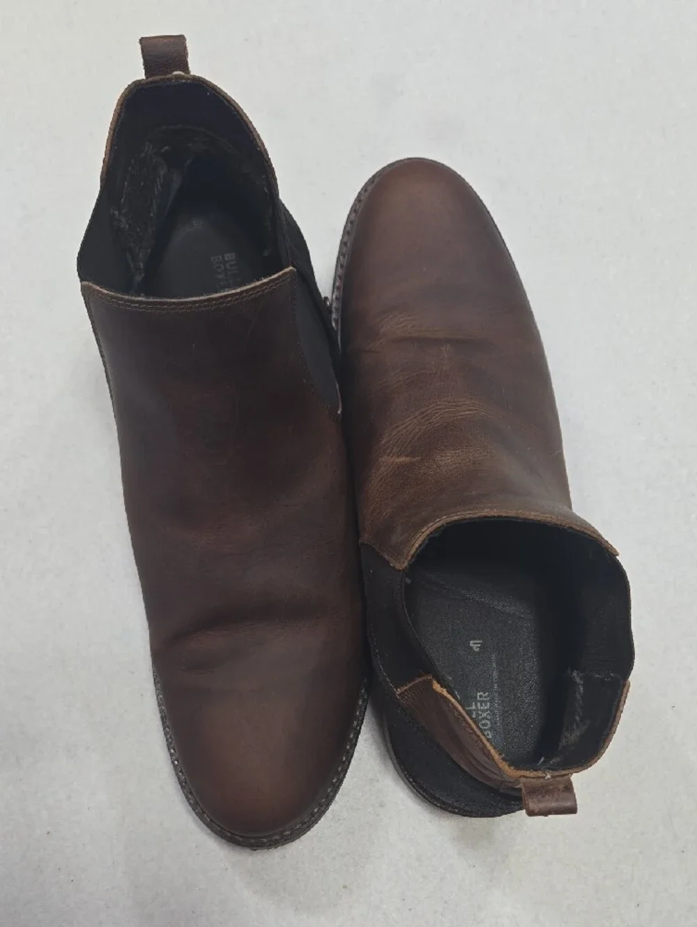 Bull Boxer Men's Brown Leather Ankle Boots